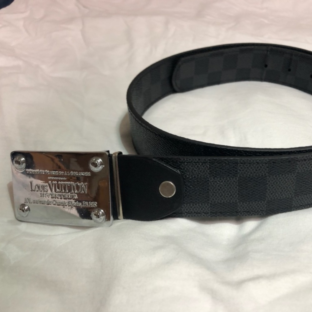 Louis Vuitton Checkered Belt (Vintage)